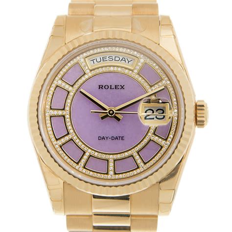 purple face rolex women's|purple dial Rolex day date.